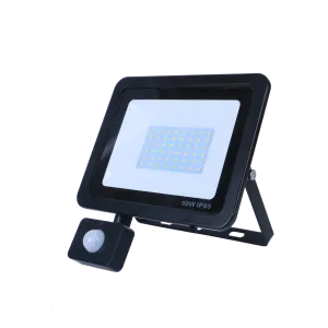 SND Electrical 30w Floodlight 3000k Black (PIR)