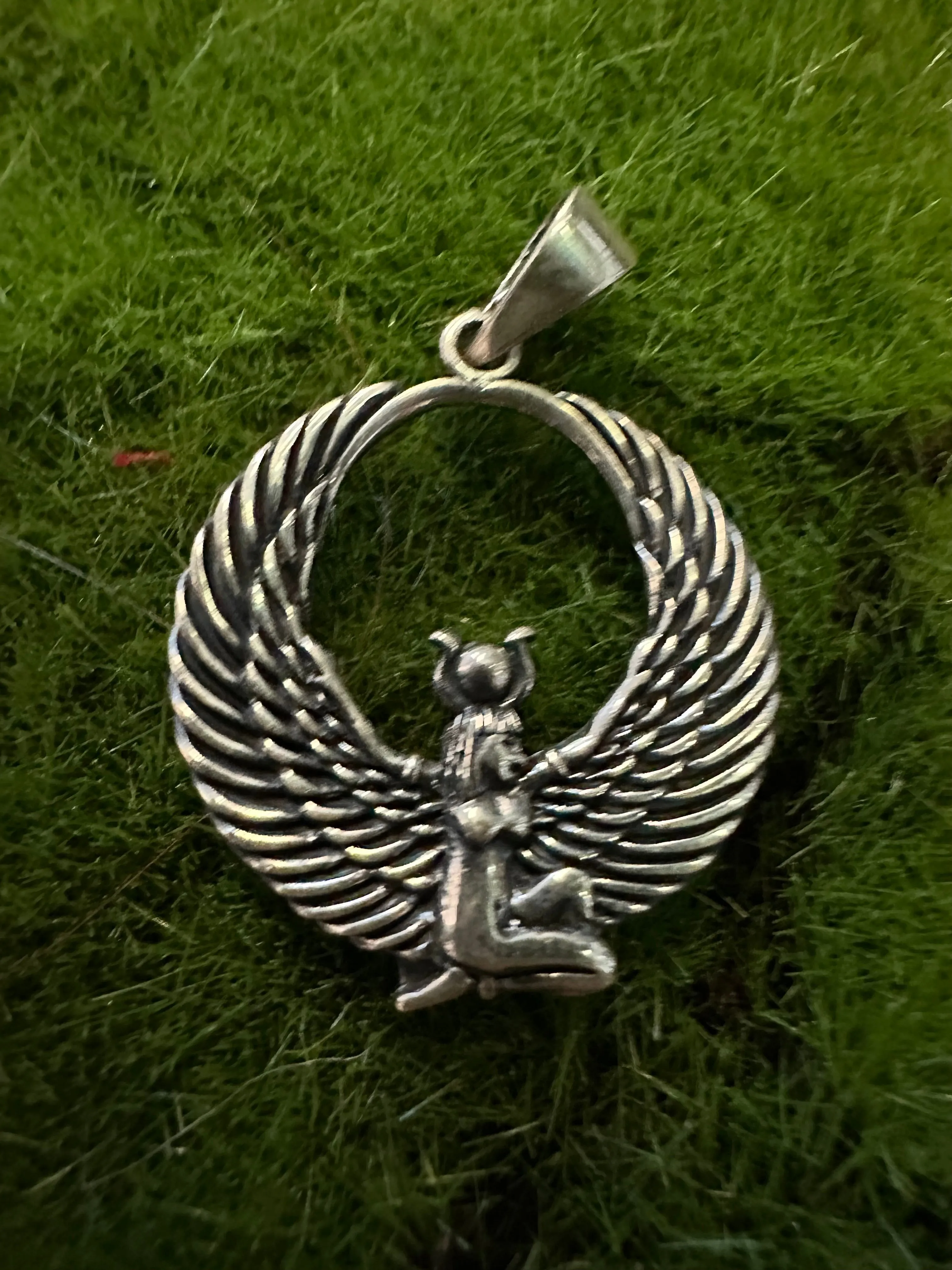 Sterling Silver Isis Pendant