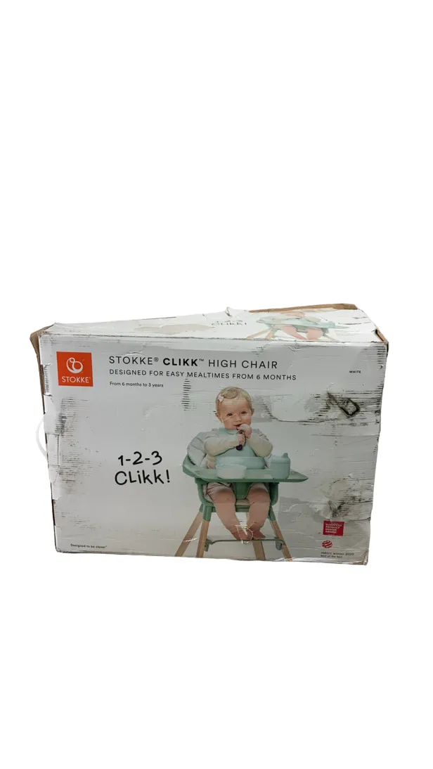 Stokke Clikk High Chair, White