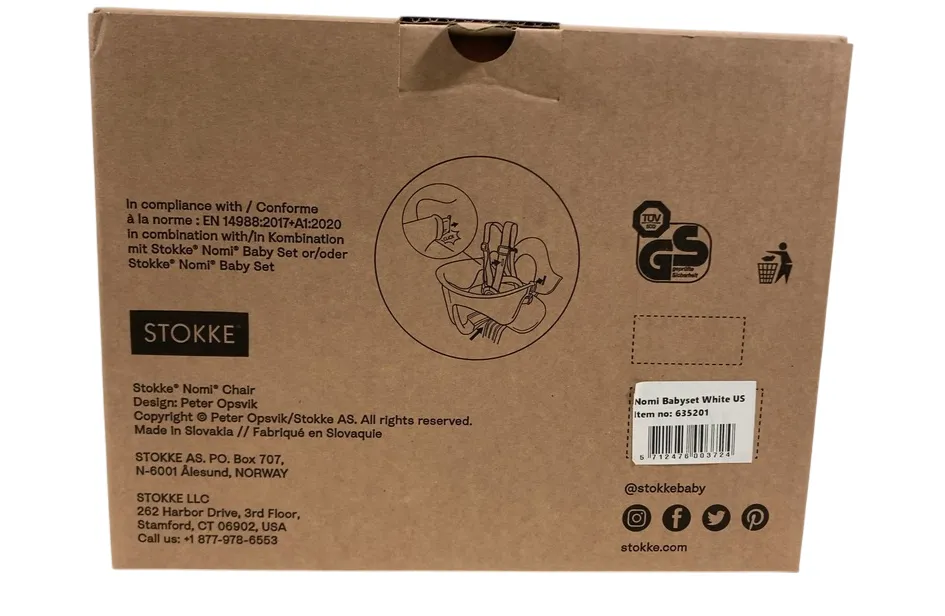 Stokke Nomi Baby Set, White