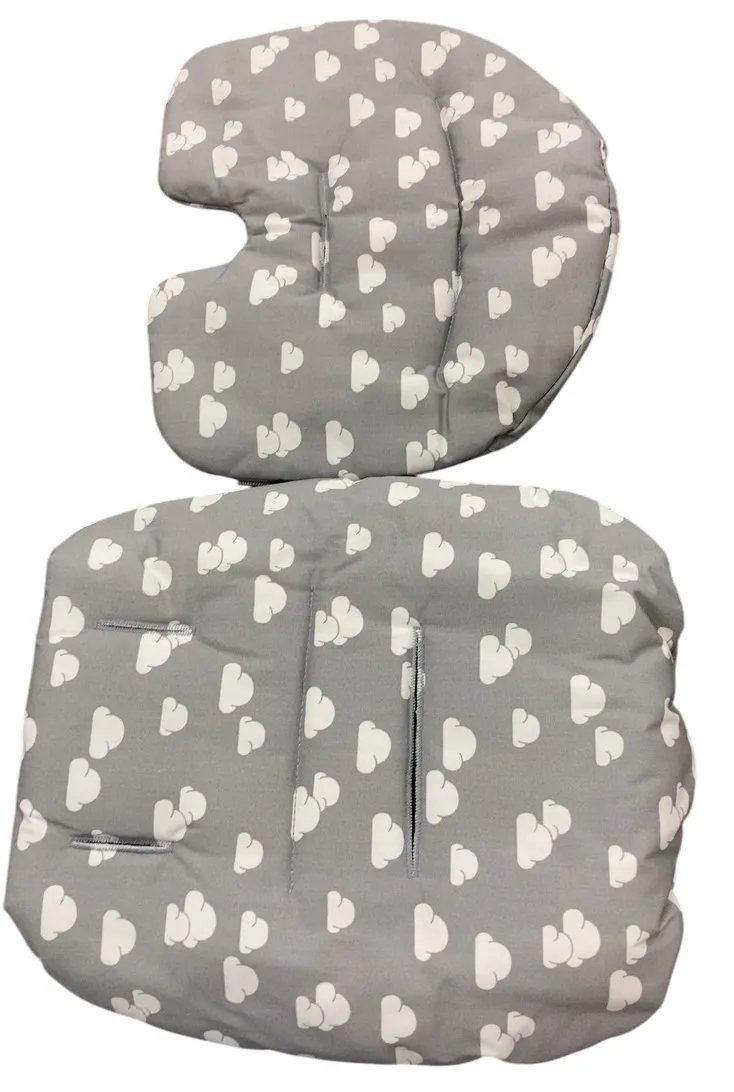 Stokke Steps Baby Set Cushion, Grey Clouds