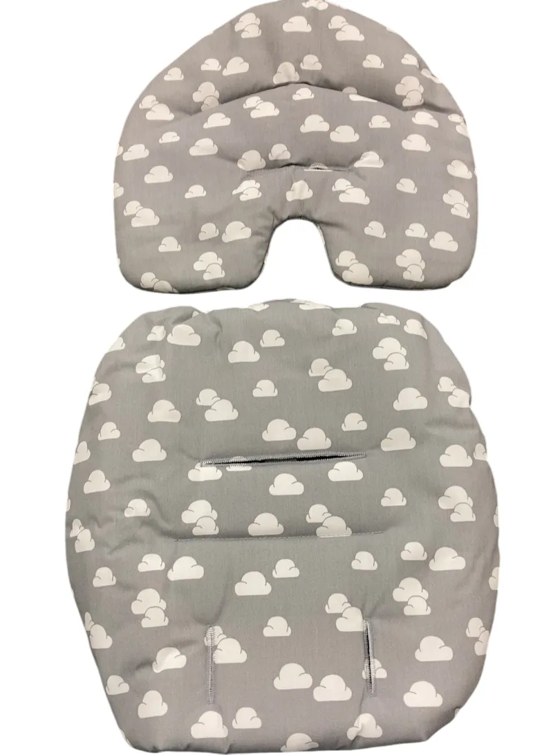 Stokke Steps Baby Set Cushion, Grey Clouds