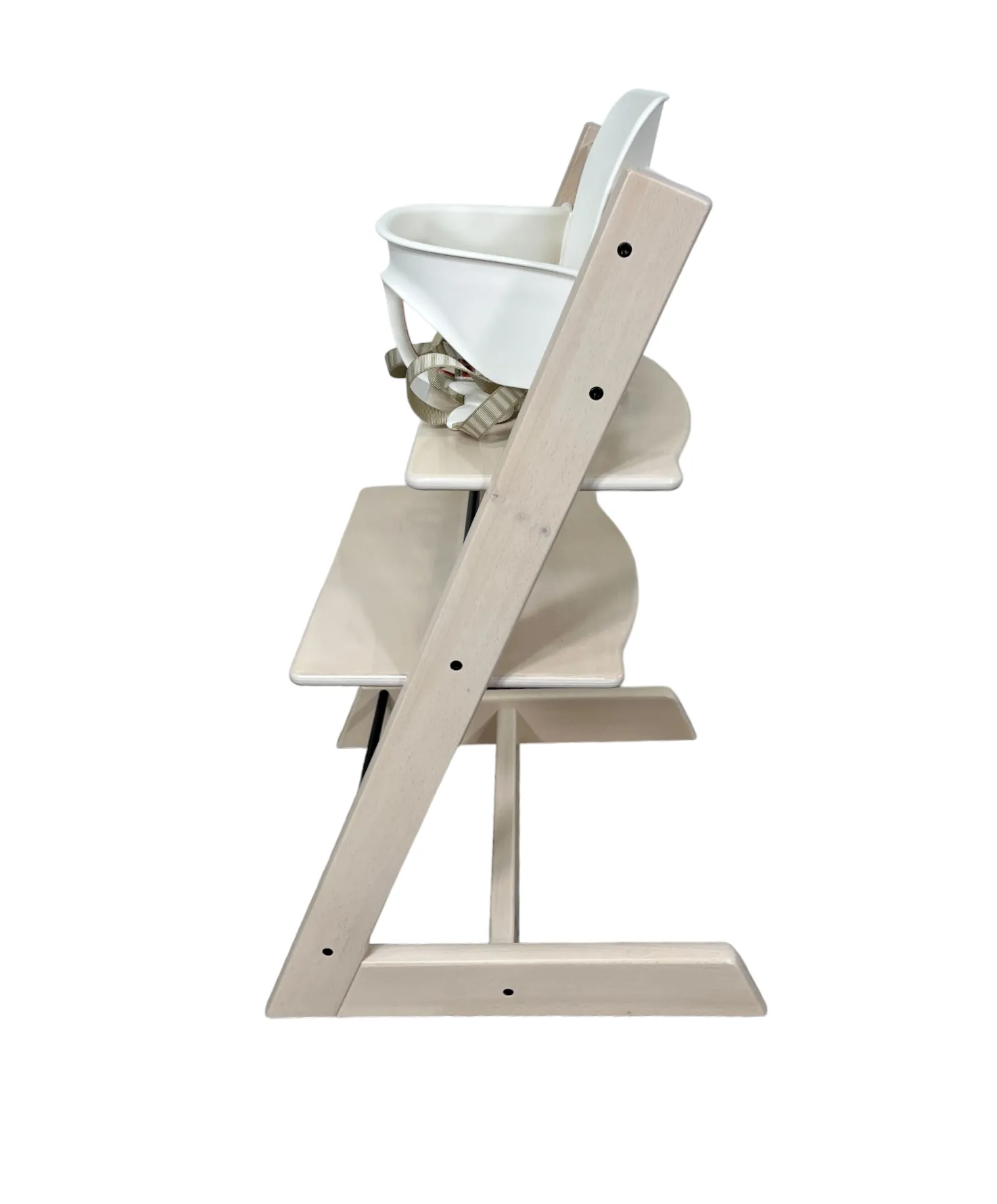 Stokke Tripp Trapp Complete High Chair, Whitewash, Nordic Grey, 1