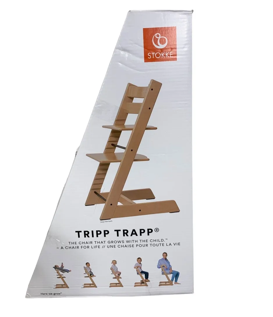 Stokke Tripp Trapp Complete High Chair, Whitewash, Nordic Grey, 1