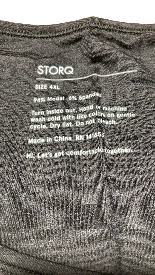 Storq Body Bra, Black, 4XL