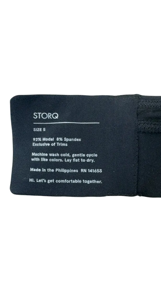 Storq Comfort Zone Nursing Bra, Black, Size 5