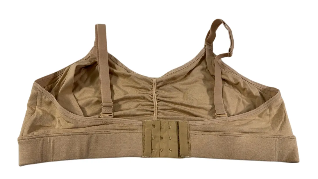 Storq Comfort Zone Nursing Bra, Large, Latte