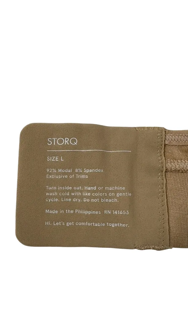 Storq Comfort Zone Nursing Bra, Large, Latte
