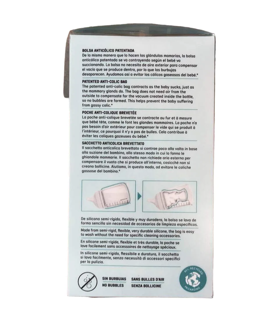 Suavinex Zero Zero Anti-Colic Bottle, 6oz, Fair