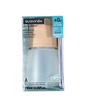 Suavinex Zero Zero Anti-Colic Bottle, 6oz, Fair