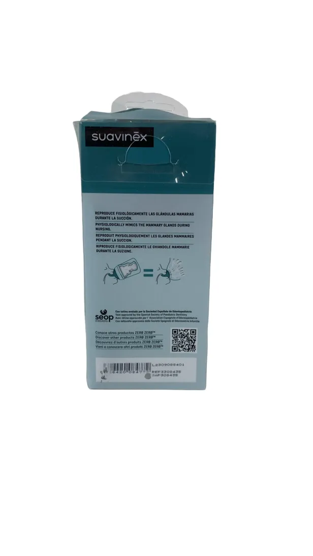 Suavinex Zero Zero Anti-Colic Bottle, 9oz, Medium