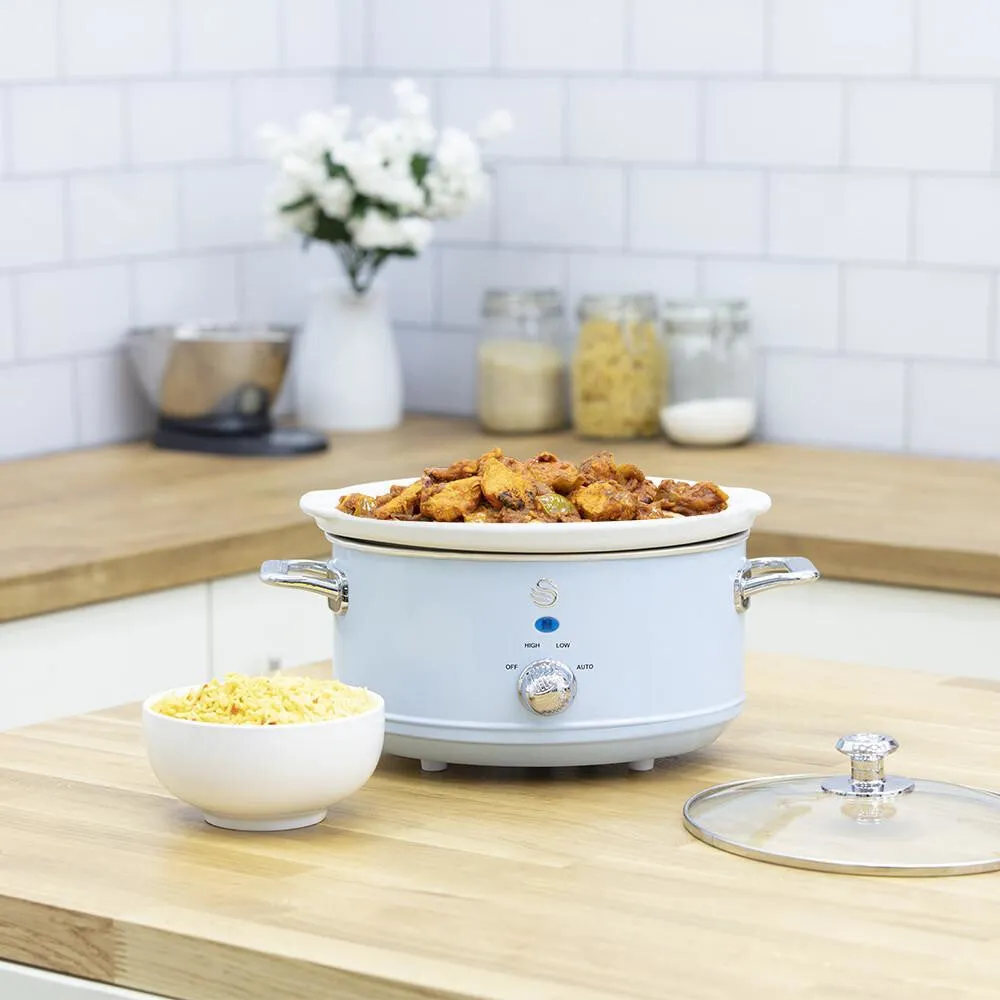 Swan 3.5L Retro Slow Cooker