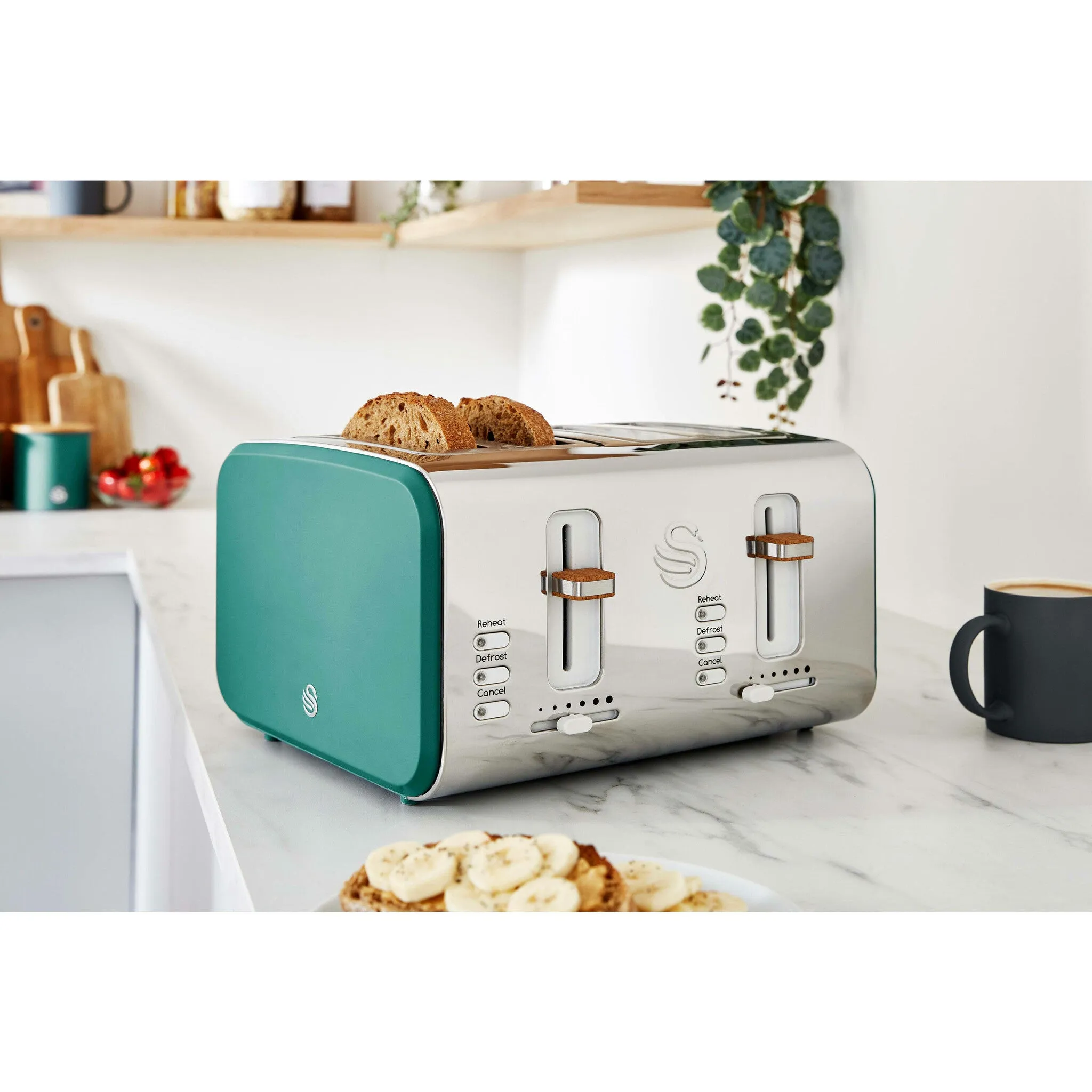 Swan 4 Slice Nordic Style Toaster
