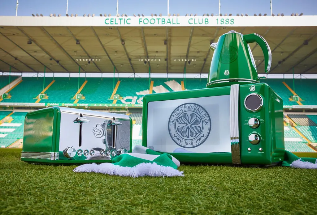 Swan Celtic FC Green 4 Slice Toaster