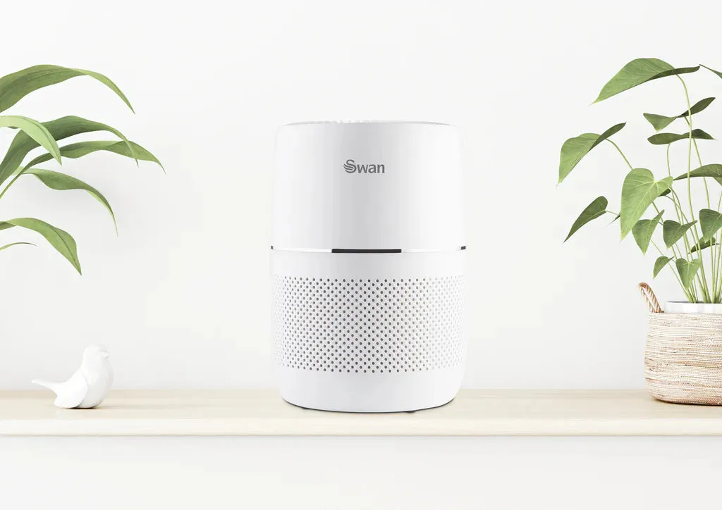 Swan HEPA Home Air Purifier 25dBWith Aromatherapy Diffuser Function