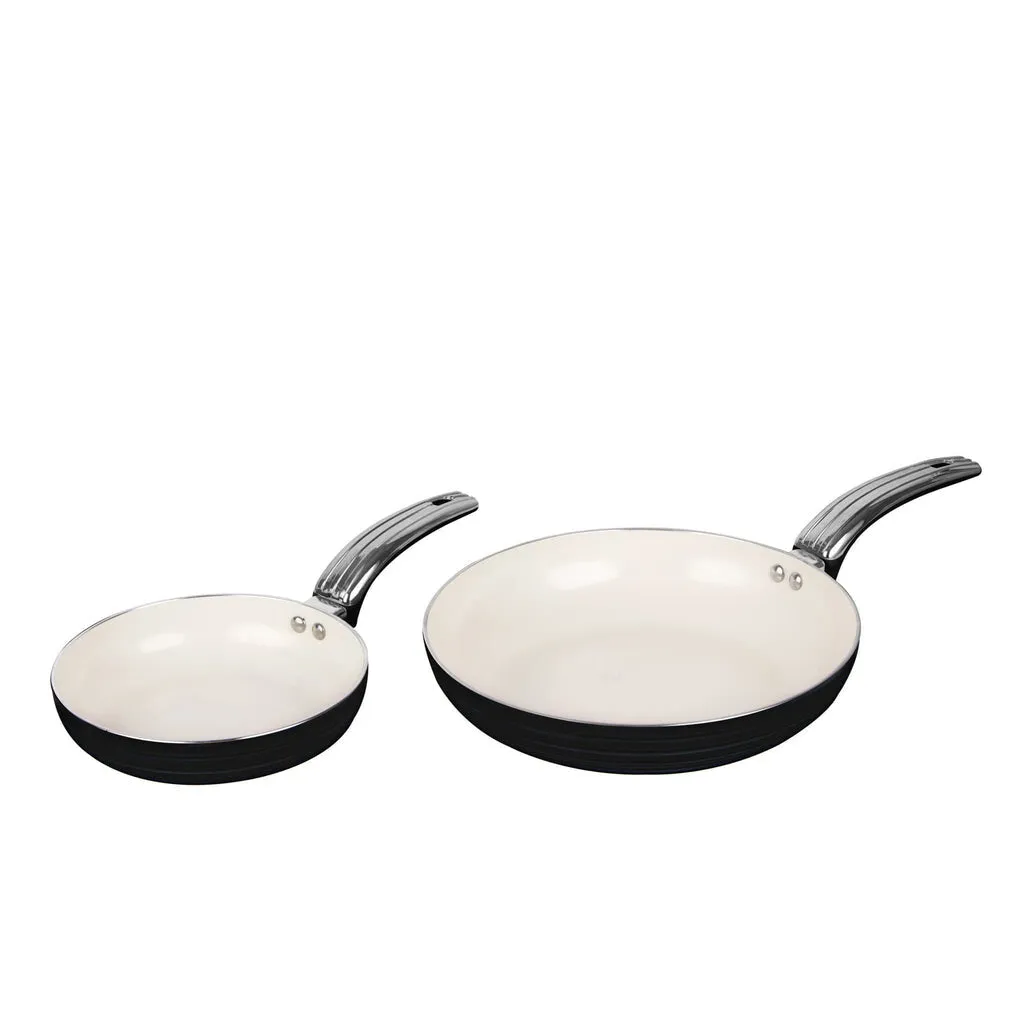 Swan Retro 5 Piece Pan Set Black