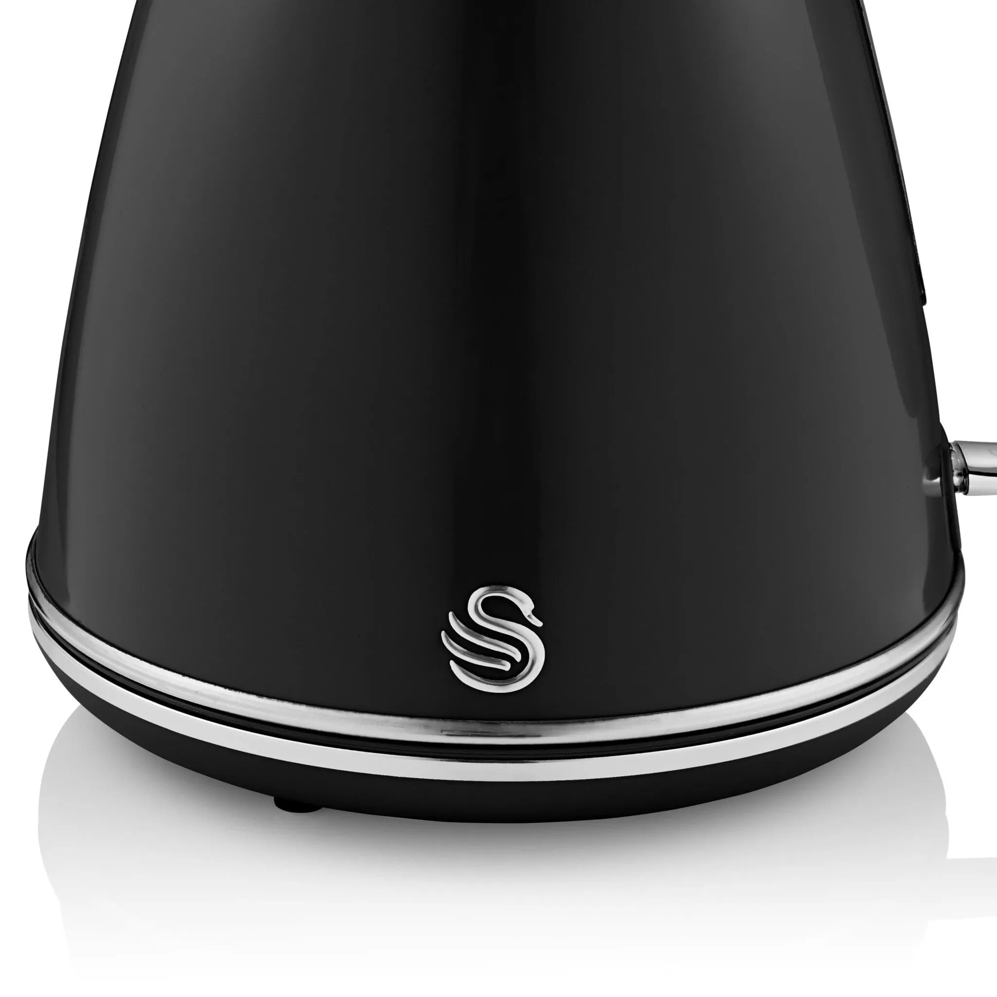 Swan SK19020BN electric kettle 1.5 L 3000 W Black, Chrome
