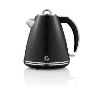 Swan SK19020BN electric kettle 1.5 L 3000 W Black, Chrome