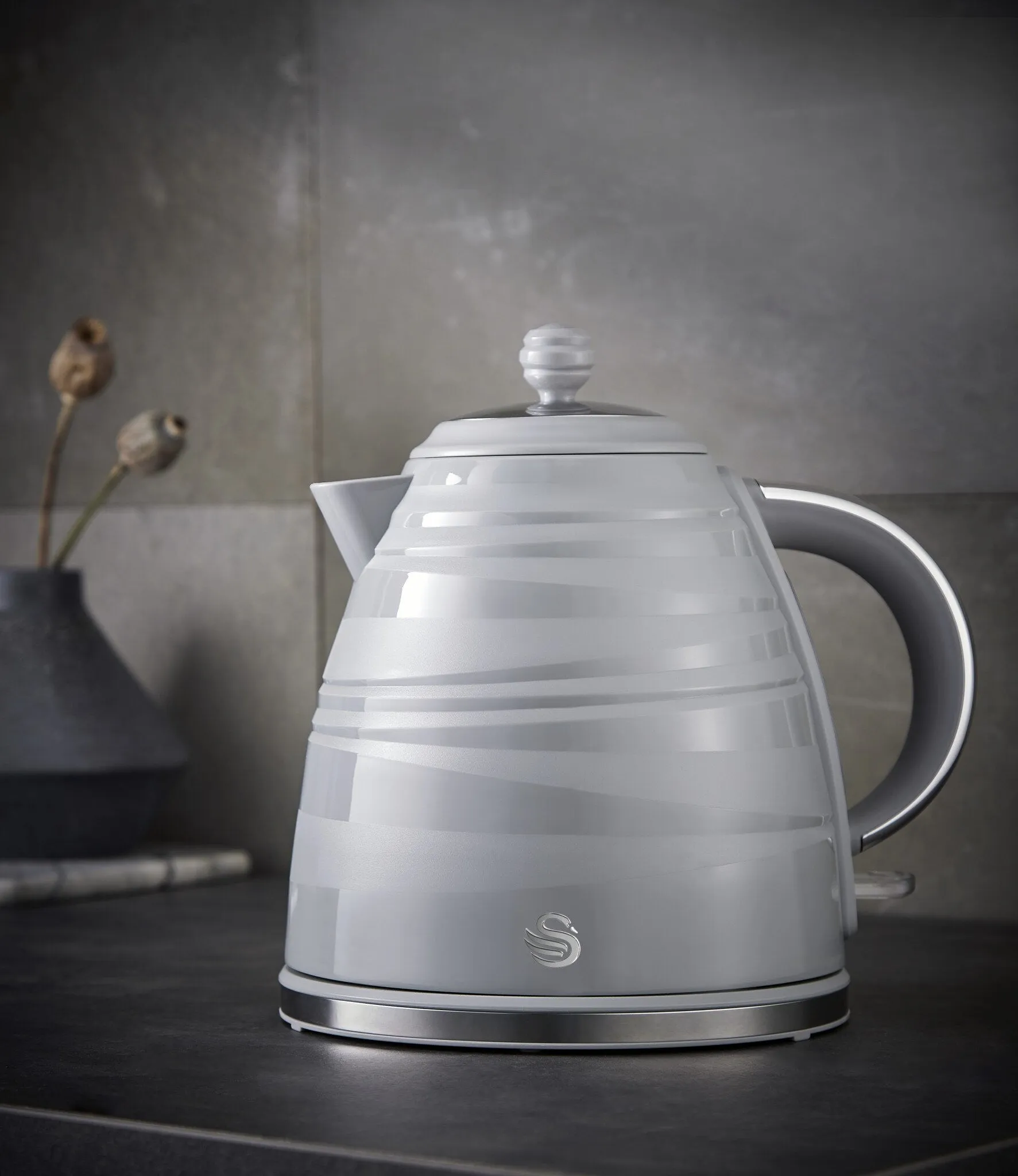 Swan SK31050GRN electric kettle 1.7 L 3000 W Grey