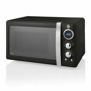 Swan SM22030LBN microwave Black Solo microwave Countertop 20 L 800 W