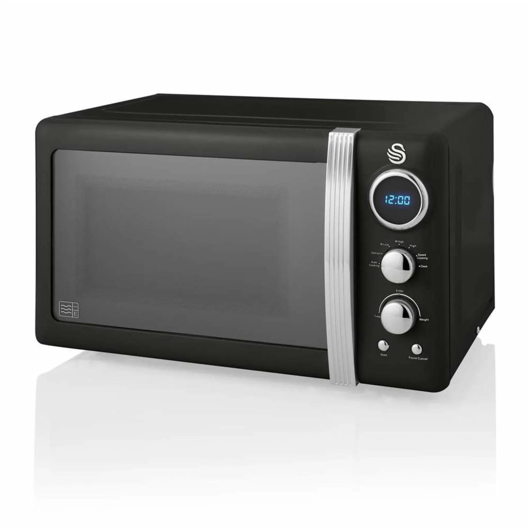 Swan SM22030LBN microwave Black Solo microwave Countertop 20 L 800 W