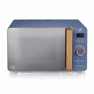 Swan SM22036LBLUN 800W 20L Nordic Digital Microwave - Blue