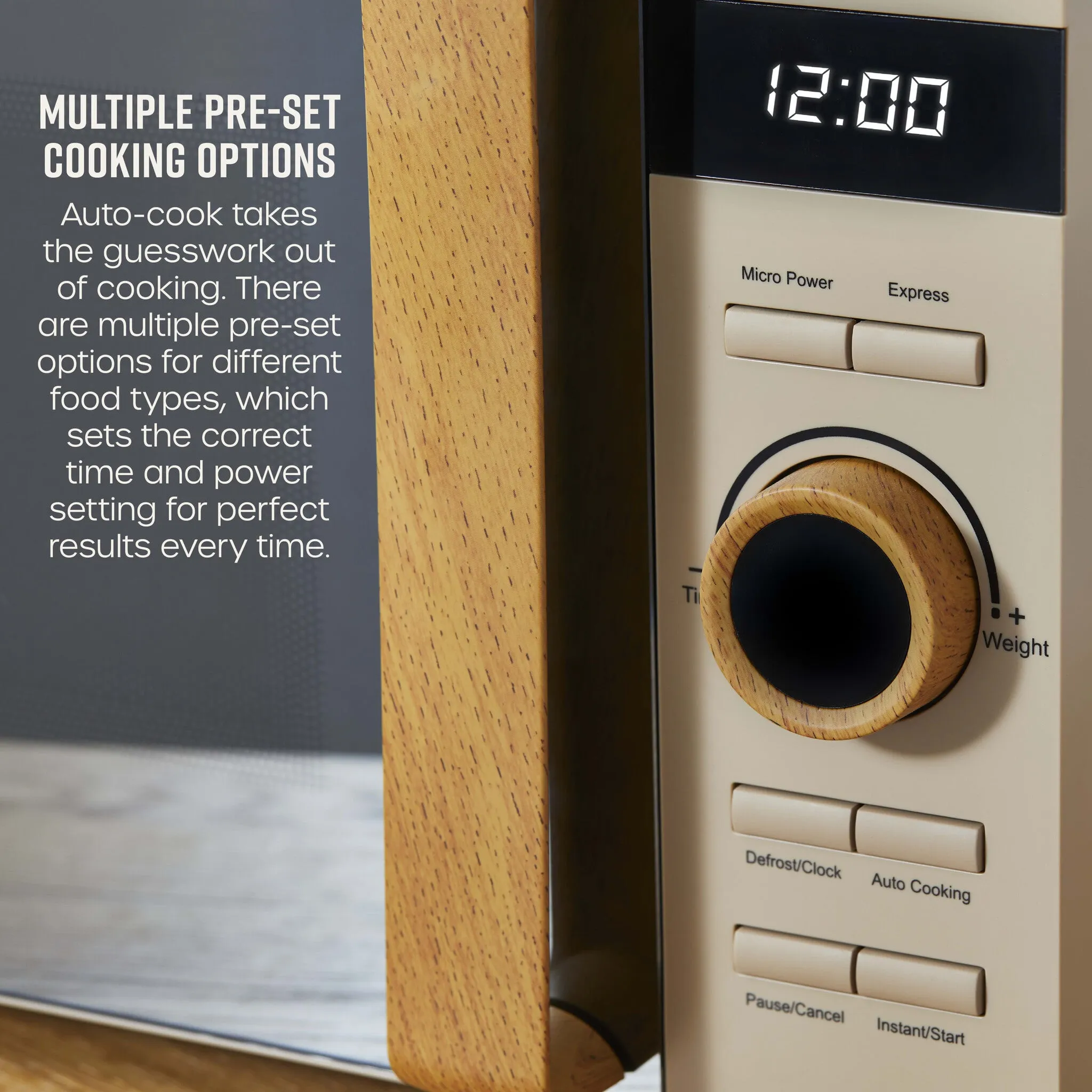 Swan SM22036LOAT microwave Oat Solo microwave Countertop 20 L 800 W