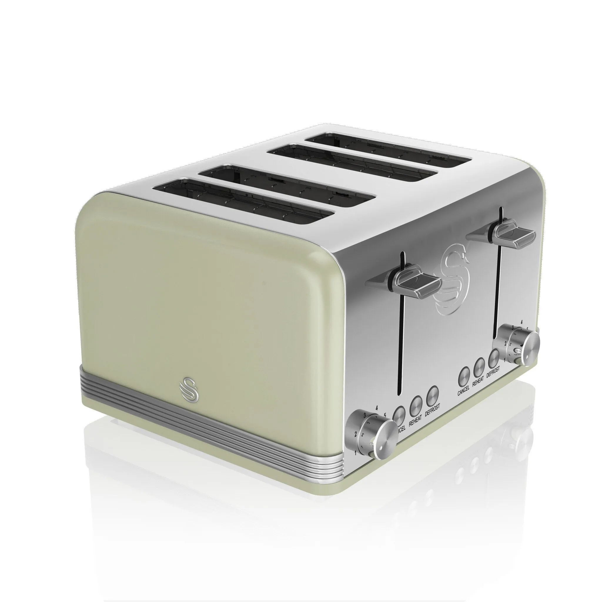 Swan ST19020GN toaster 6 4 slice(s) 1600 W Green