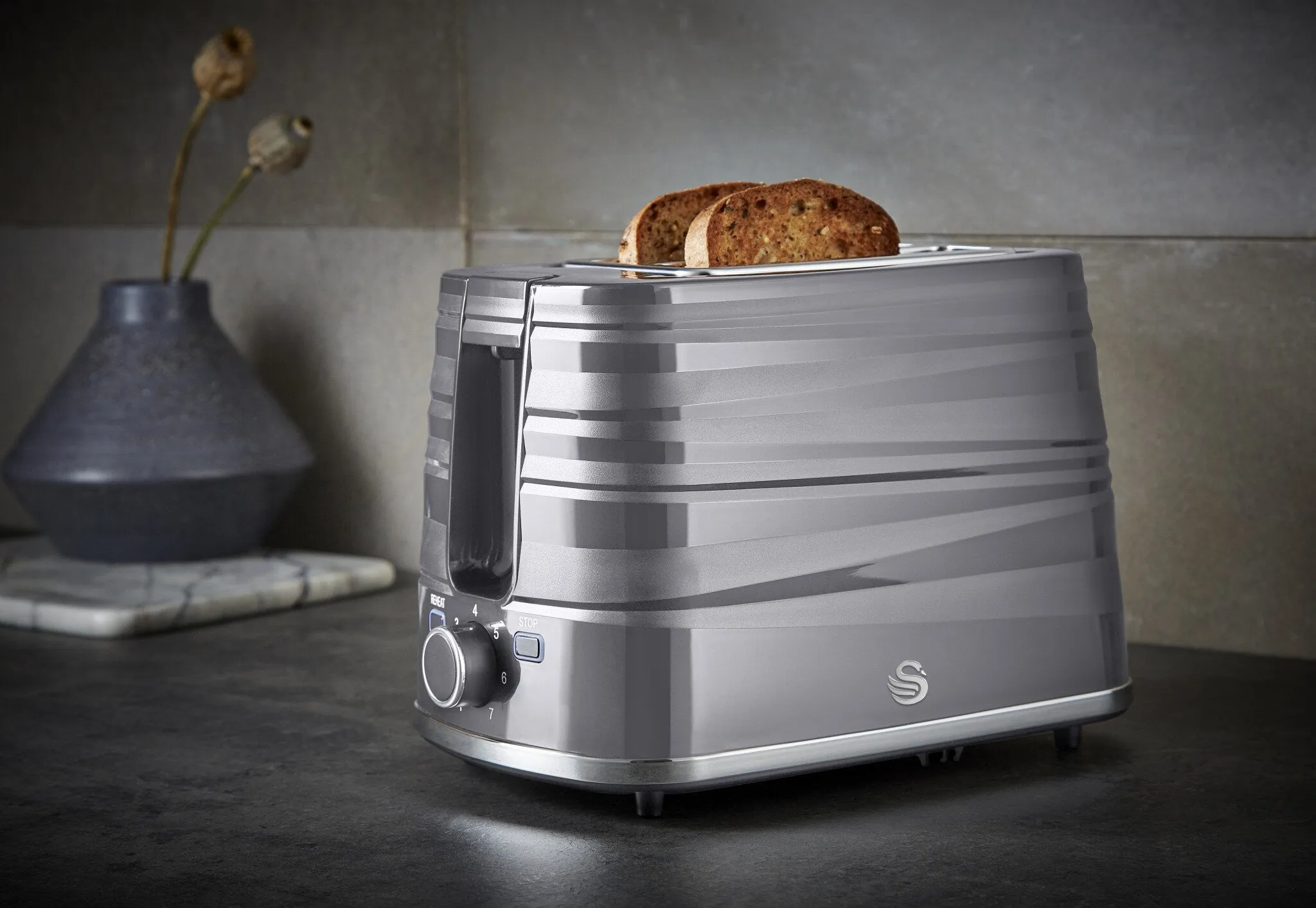 Swan ST31050GRN toaster 2 slice(s) 930 W Grey