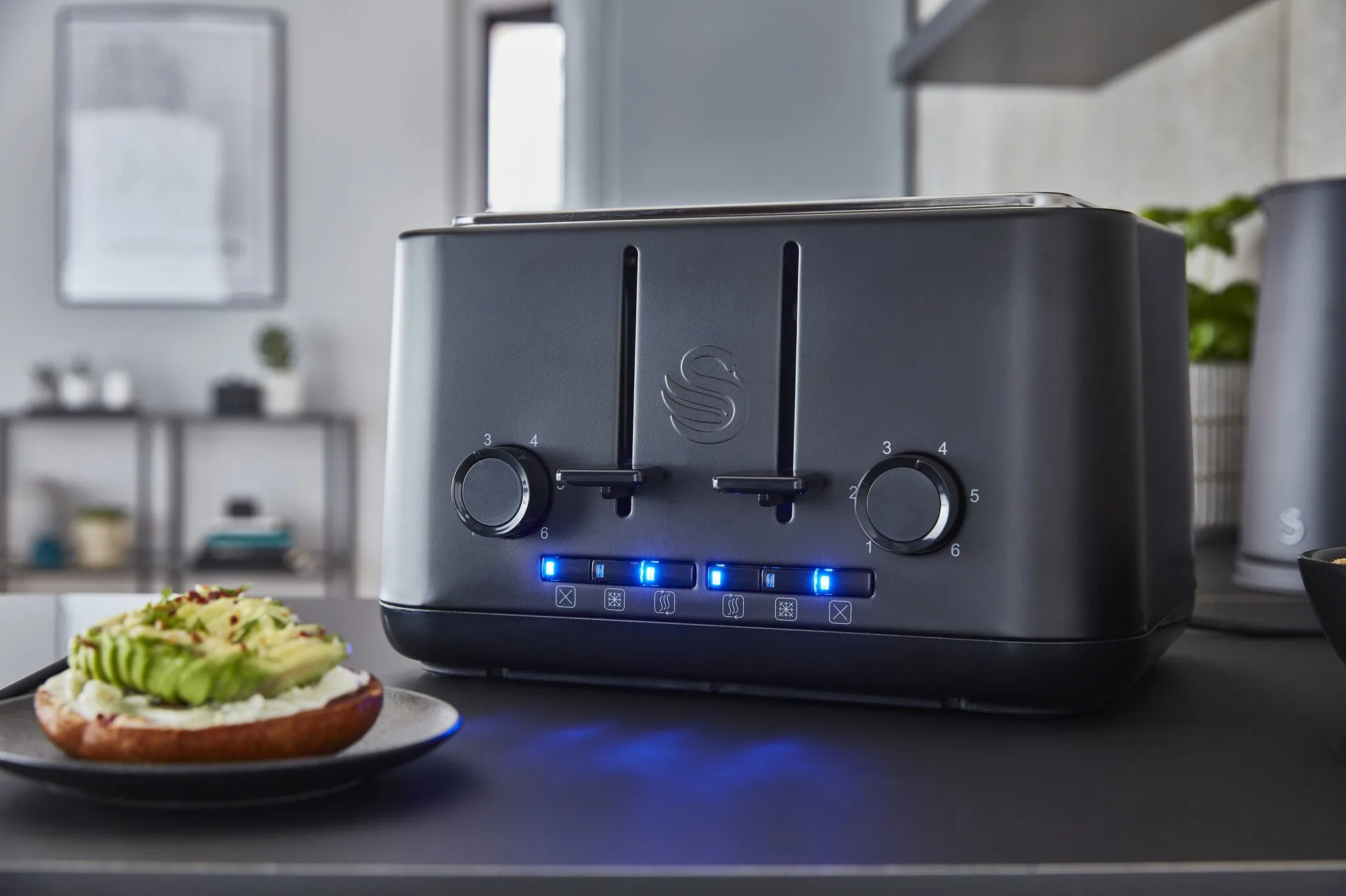 Swan Stealth 4 Slice Toaster