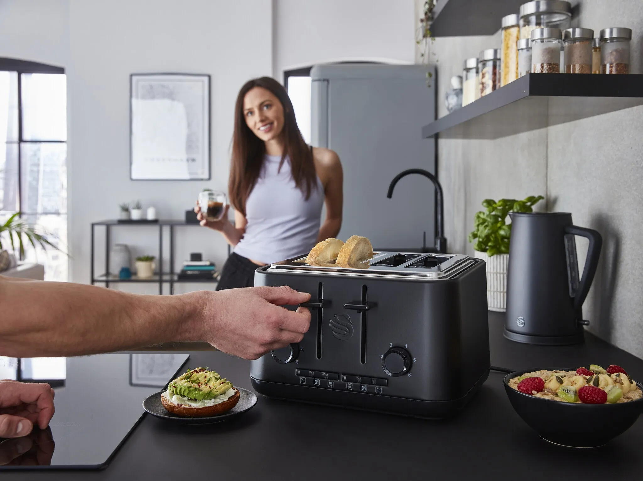 Swan Stealth 4 Slice Toaster
