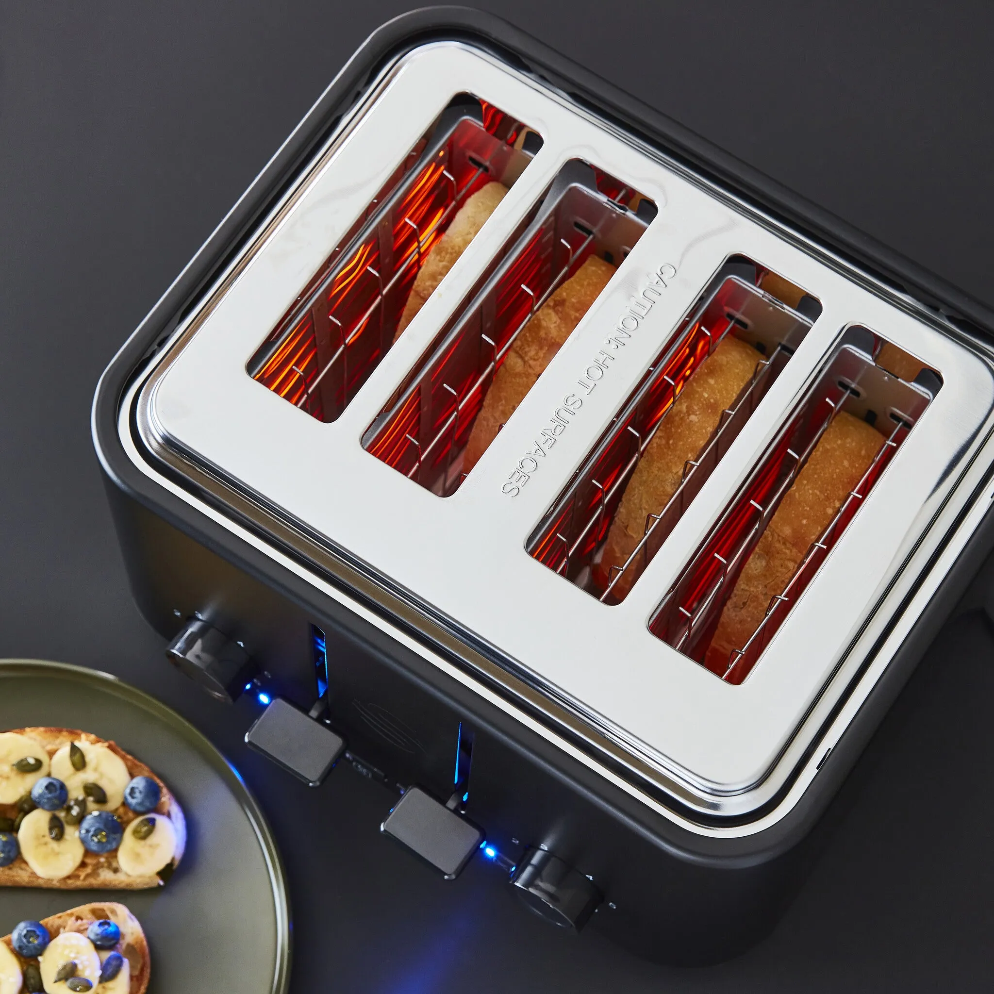 Swan Stealth 4 Slice Toaster