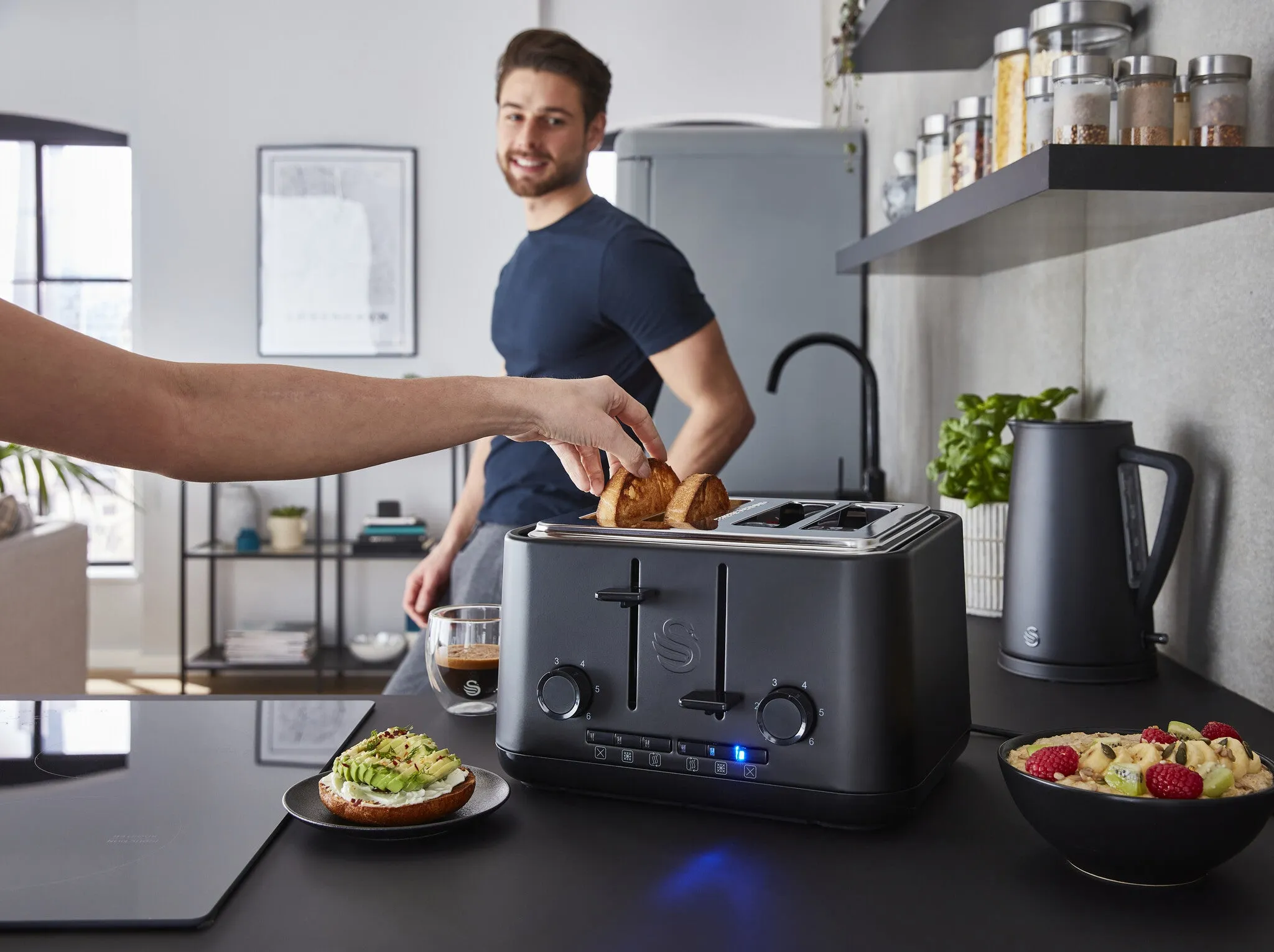 Swan Stealth 4 Slice Toaster