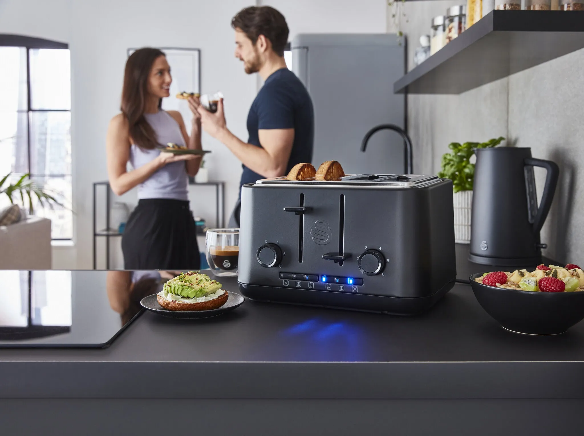 Swan Stealth 4 Slice Toaster
