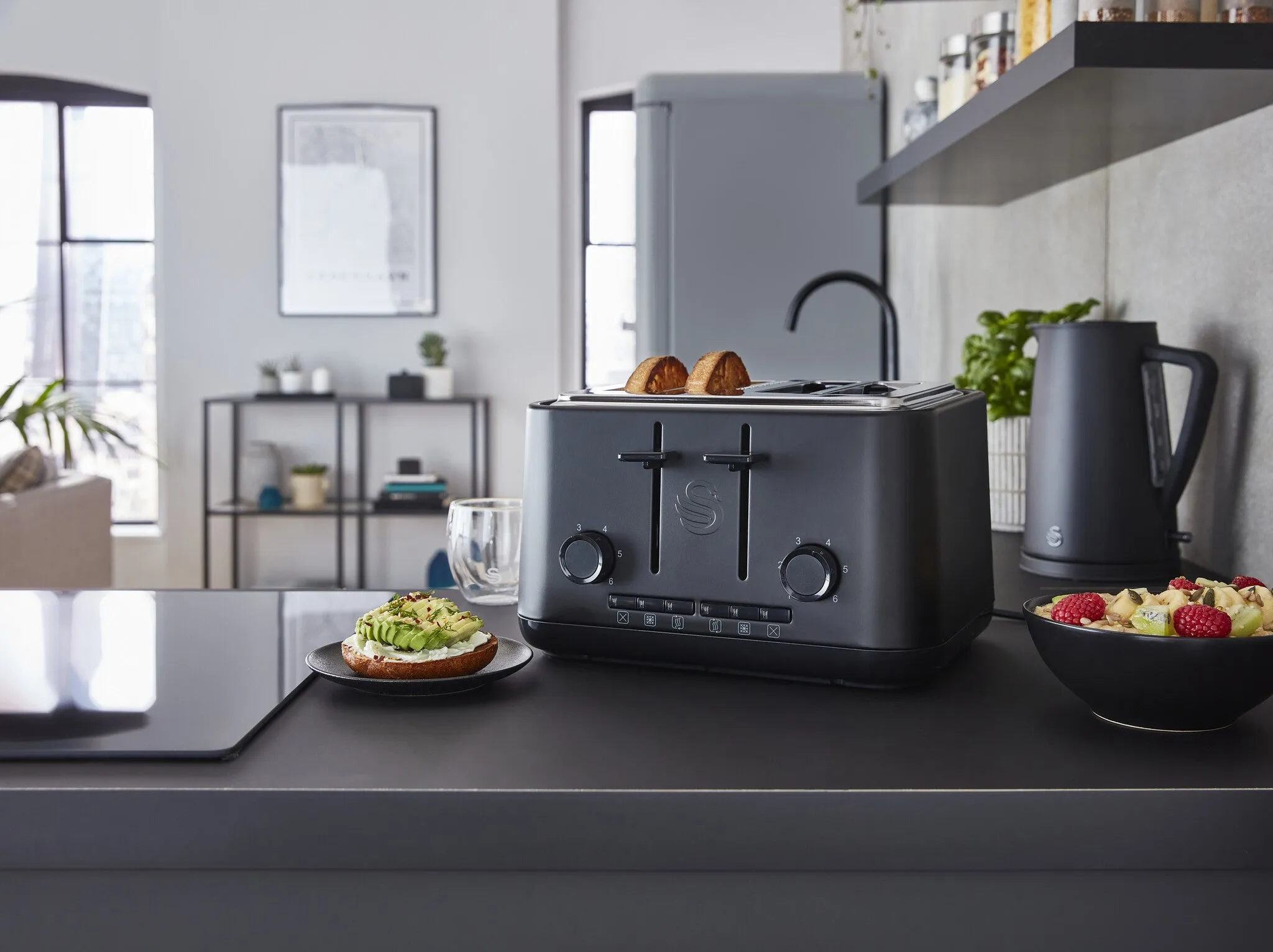 Swan Stealth 4 Slice Toaster