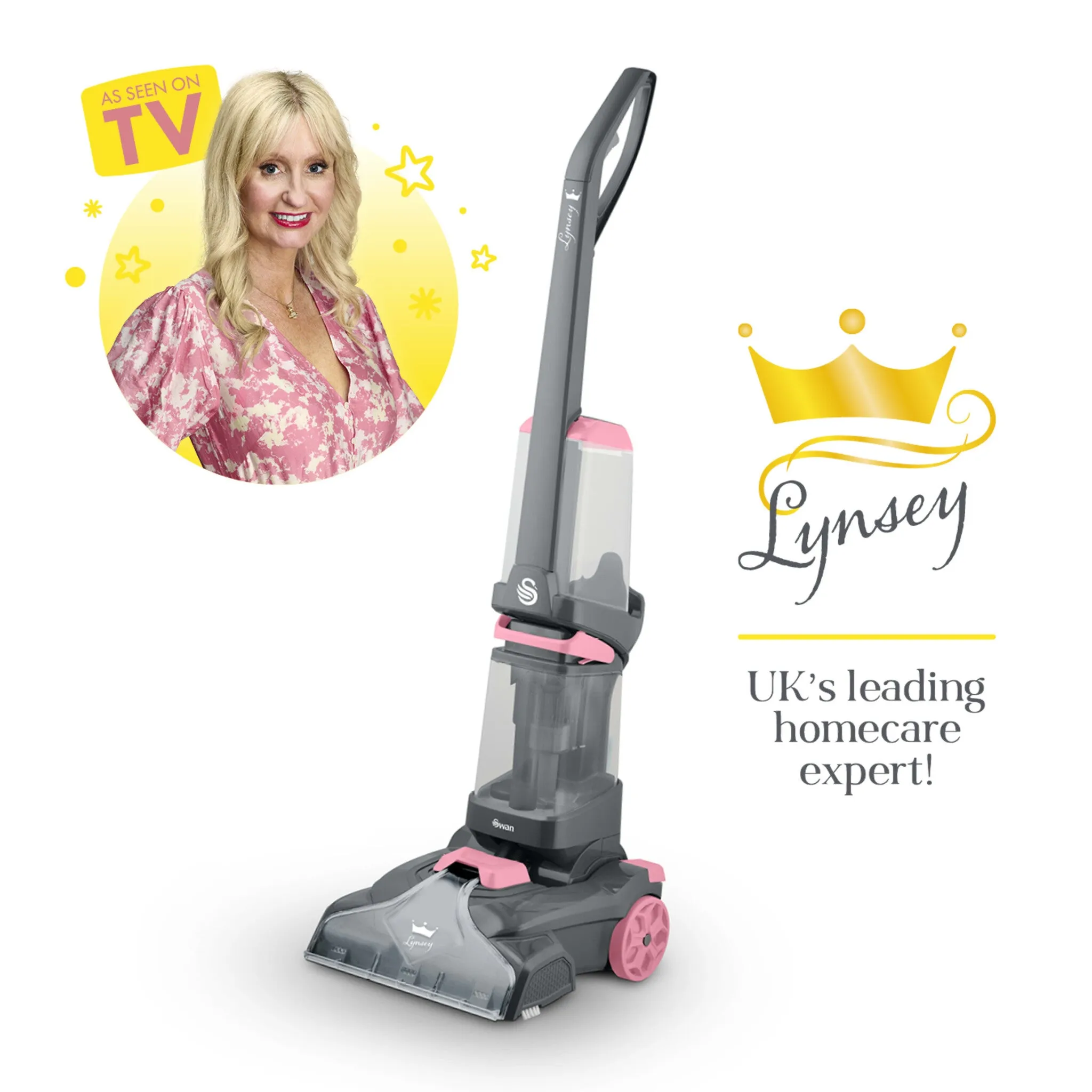 Swan x Lynsey Queen of Clean Carpet Washer 2.1 Litre SC17321QOC