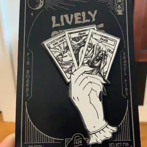 Tarot Hand Enamel Pin - Lively Ghosts