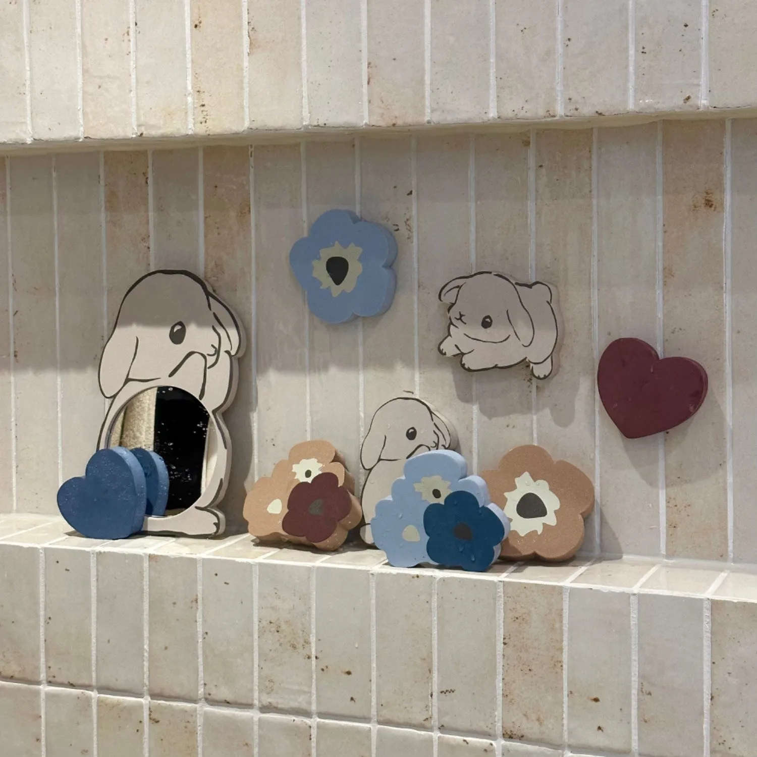 That's Mine Bunny Nola Bath Toy Set 9-pack