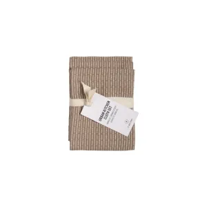 The Organic Company Urban Kitchen Cloth 3 Pcs., Clay/Stone