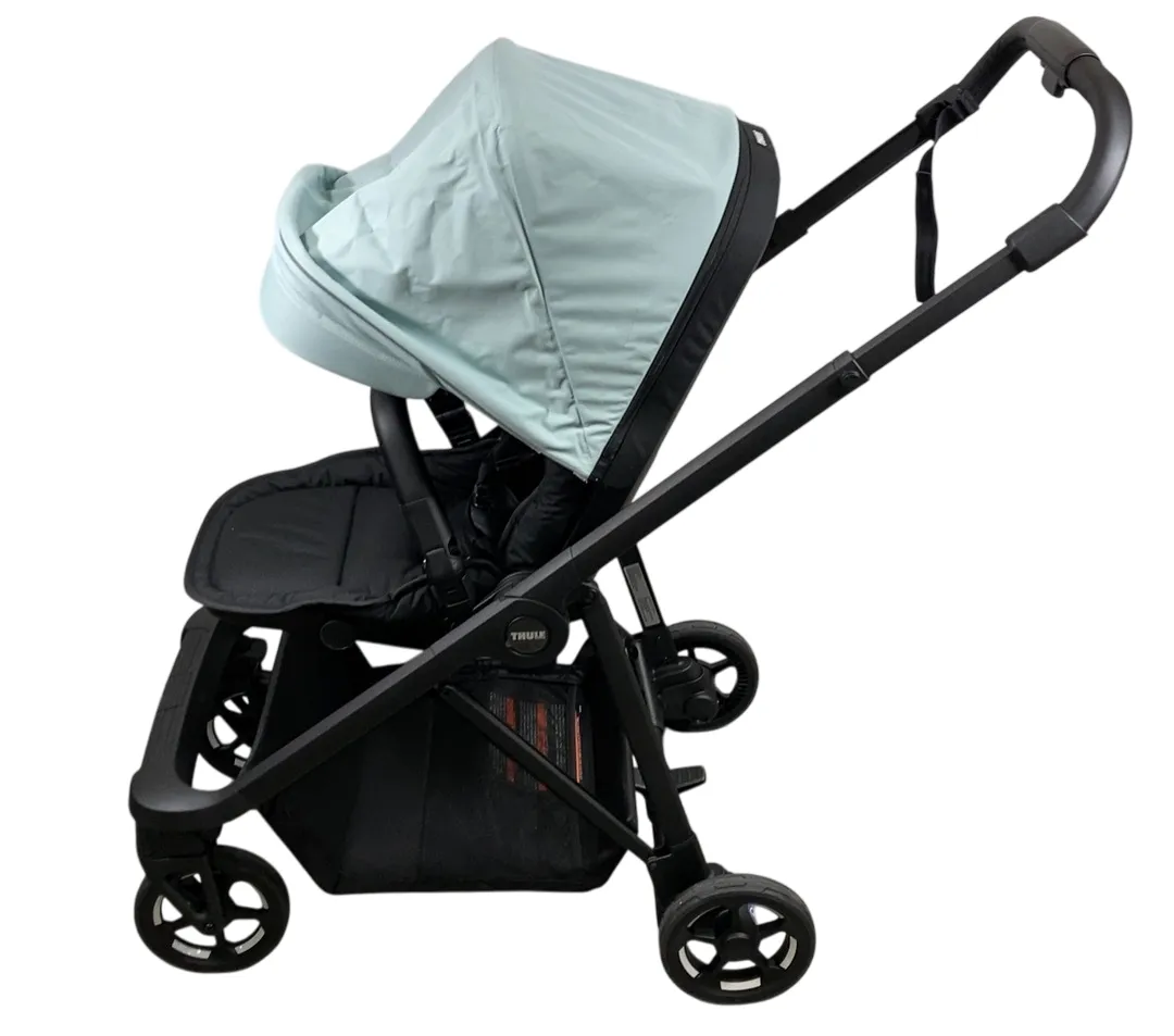 Thule Shine Stroller, 2022, Alaska Blue, Black