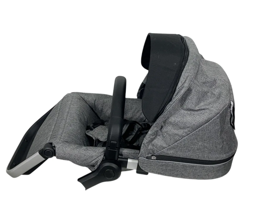 Thule Sleek Sibling Seat, Aluminum, Grey Melange, 2024