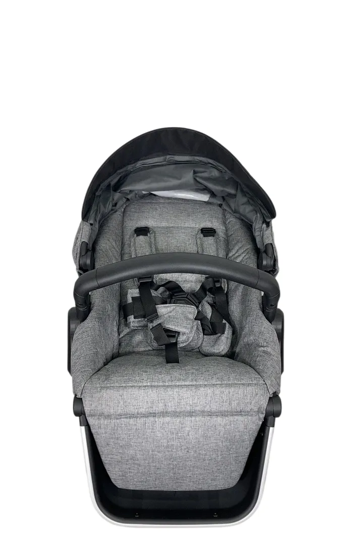 Thule Sleek Sibling Seat, Aluminum, Grey Melange, 2024