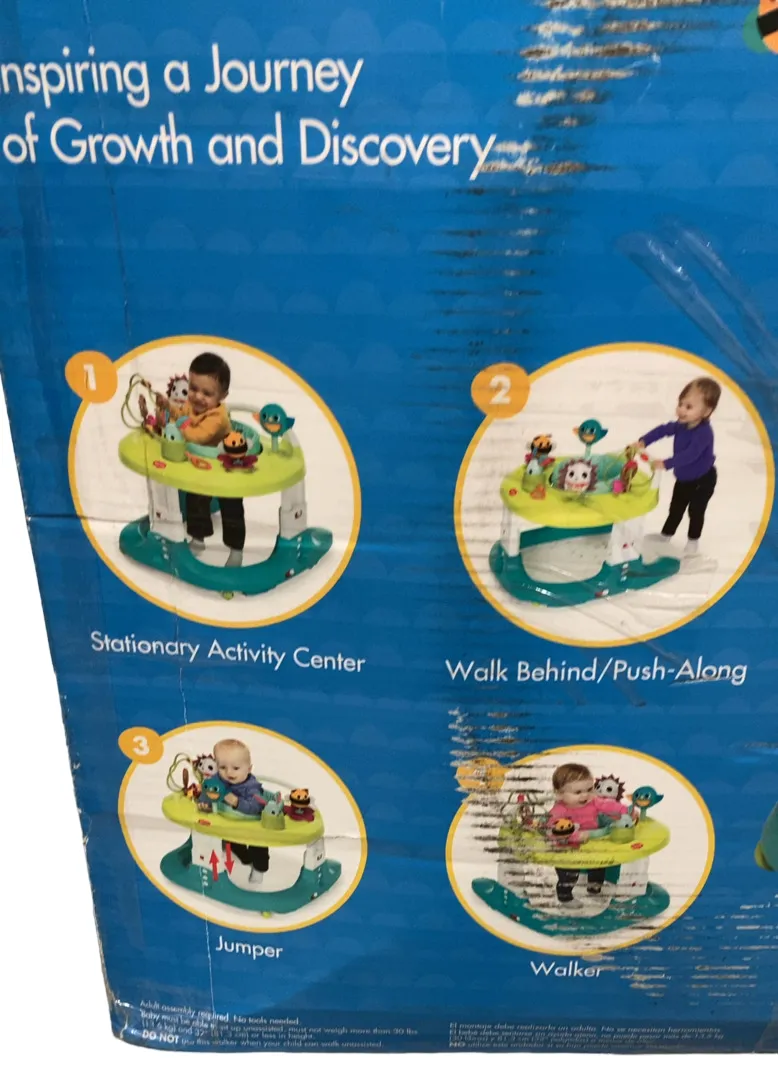 Tiny Love Here I Grow 4-in-1 Baby Walker And Activity Center, Meadow Days