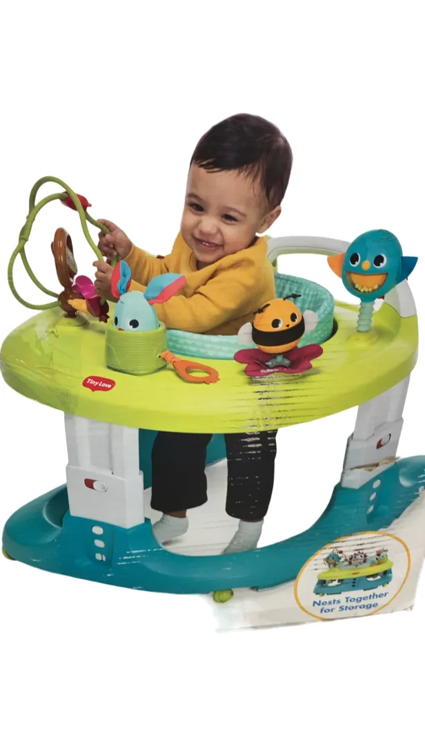 Tiny Love Here I Grow 4-in-1 Baby Walker And Activity Center, Meadow Days