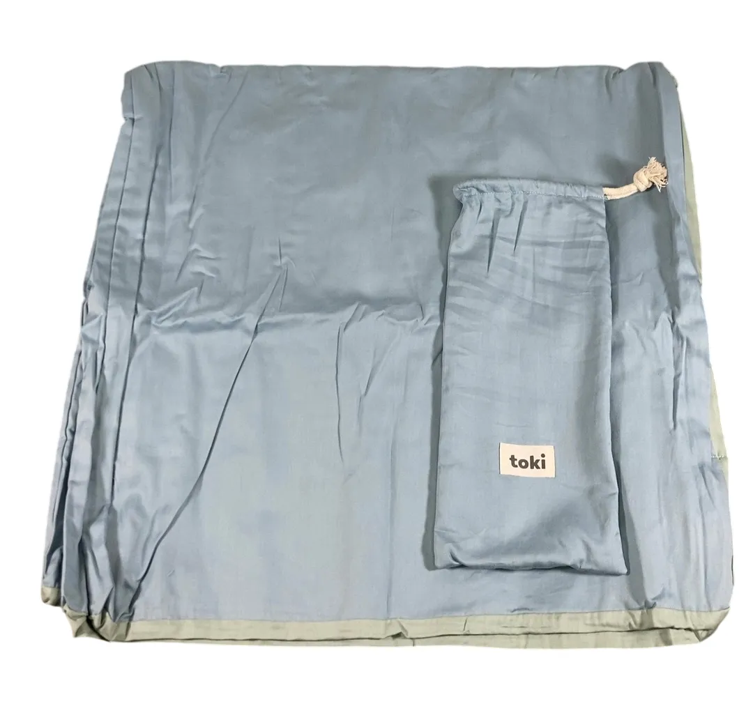 Toki Kids Standard Mat Cover 40" x 40", Sage   Breeze