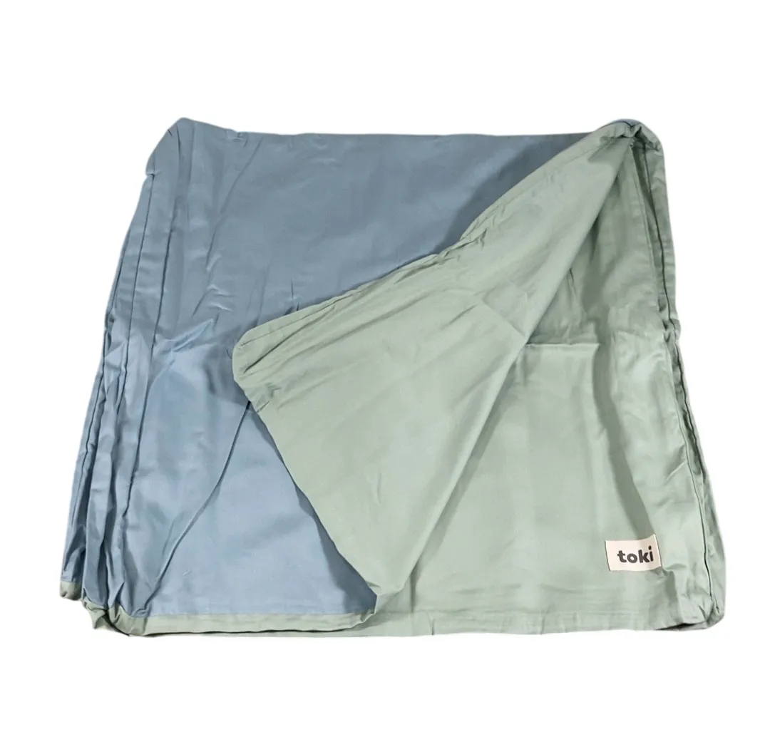 Toki Kids Standard Mat Cover 40" x 40", Sage   Breeze