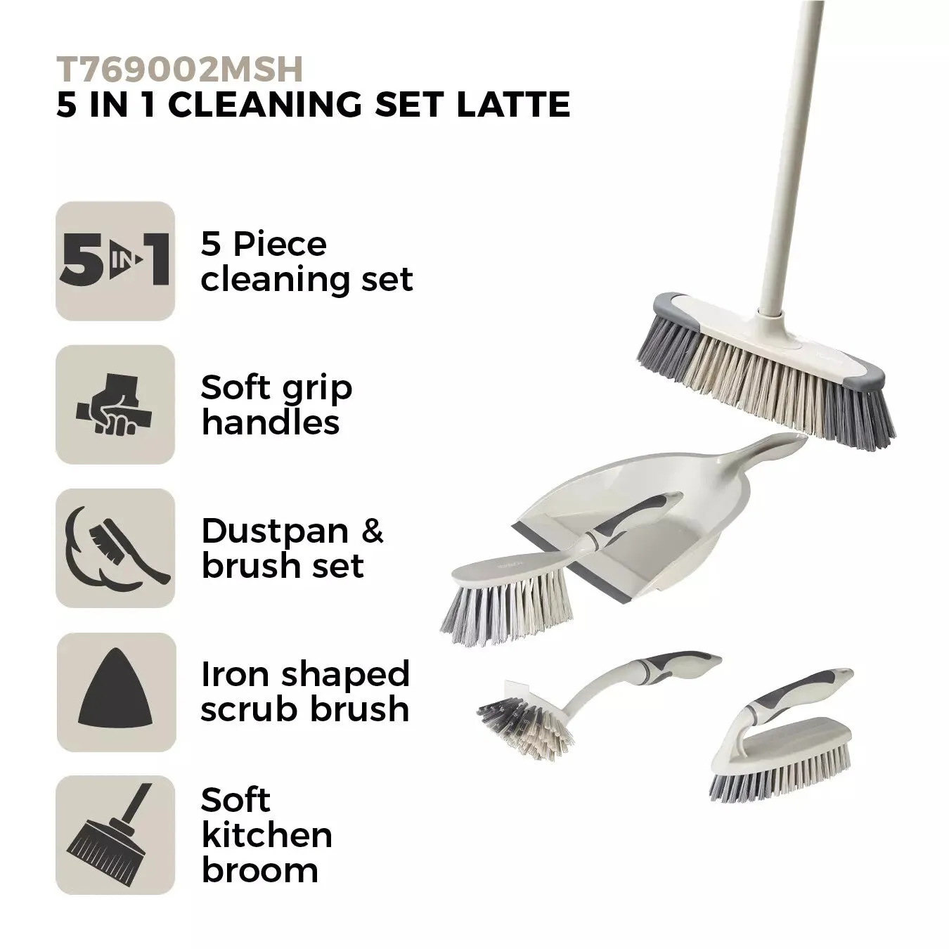 Tower 5-in-1 Cleaning Set - Latte