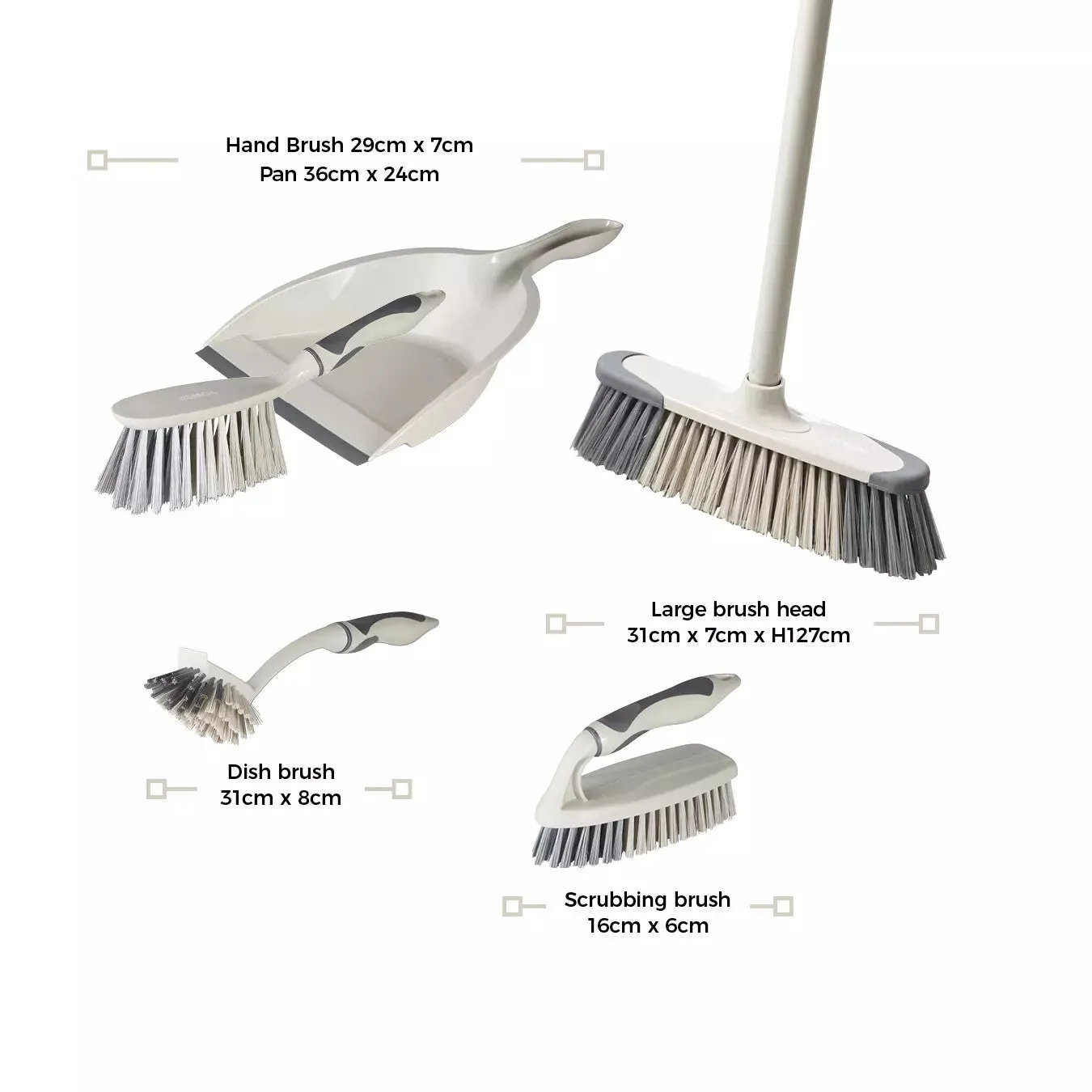 Tower 5-in-1 Cleaning Set - Latte