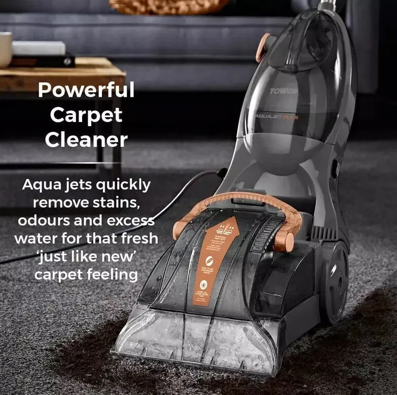 Tower Aquajetplus carpet cleaning machine Walk-behind Wet Rose gold