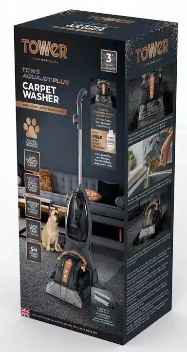 Tower Aquajetplus carpet cleaning machine Walk-behind Wet Rose gold